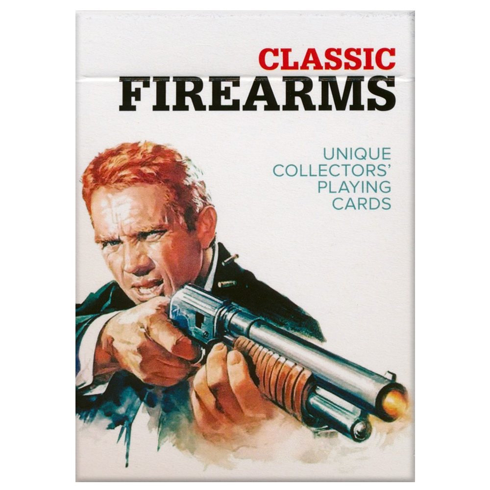 Piatnik Classic Firearms Playing Cards – packaging and artwork