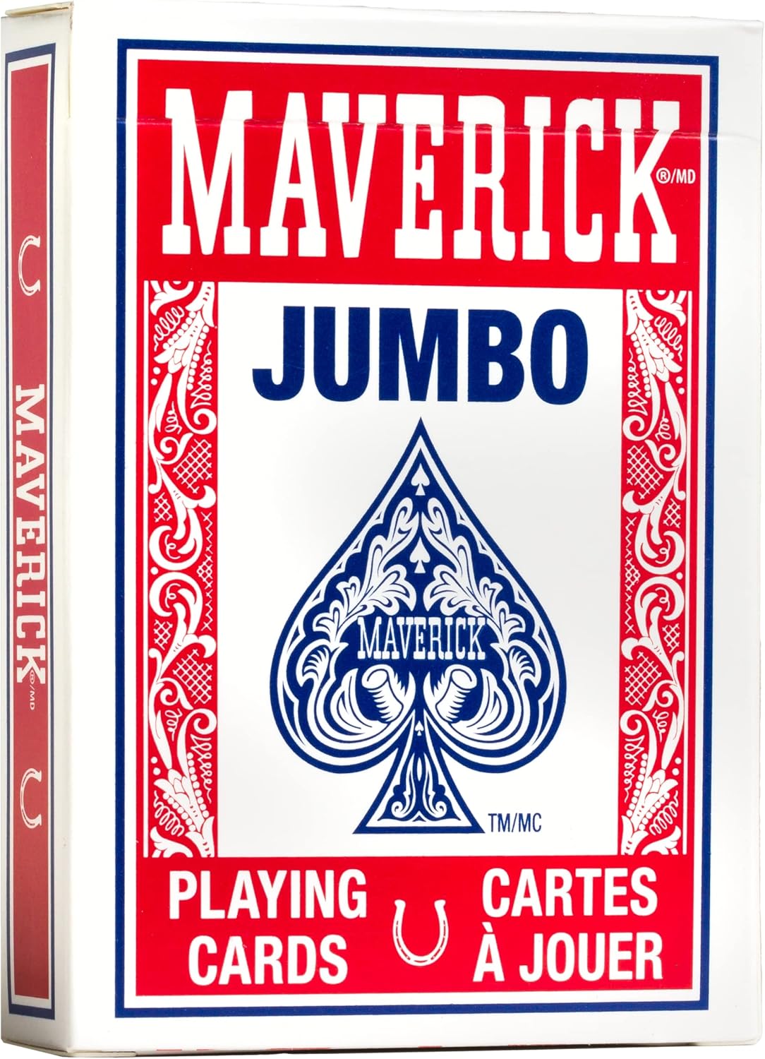 Maverick® Playing Cards – Collector’s Brick (12 Decks, Red & Blue) – Jumbo Index