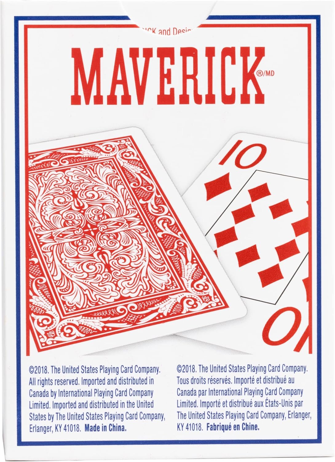 Maverick® Playing Cards – Collector’s Brick (12 Decks, Red & Blue) – Jumbo Index