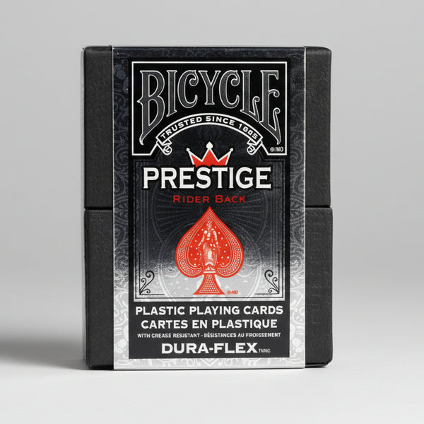 Bicycle Prestige Playing Cards – Red & Blue 100% Plastic
