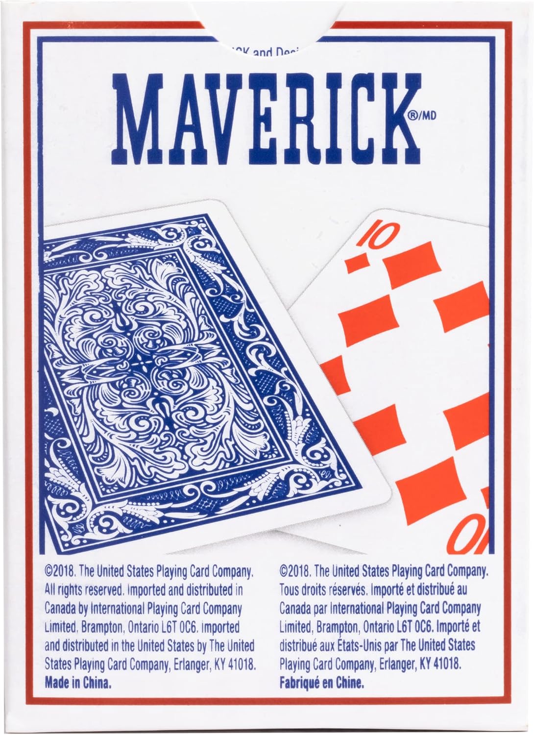 Maverick® Playing Cards – Collector’s Brick (12 Decks, Red & Blue)