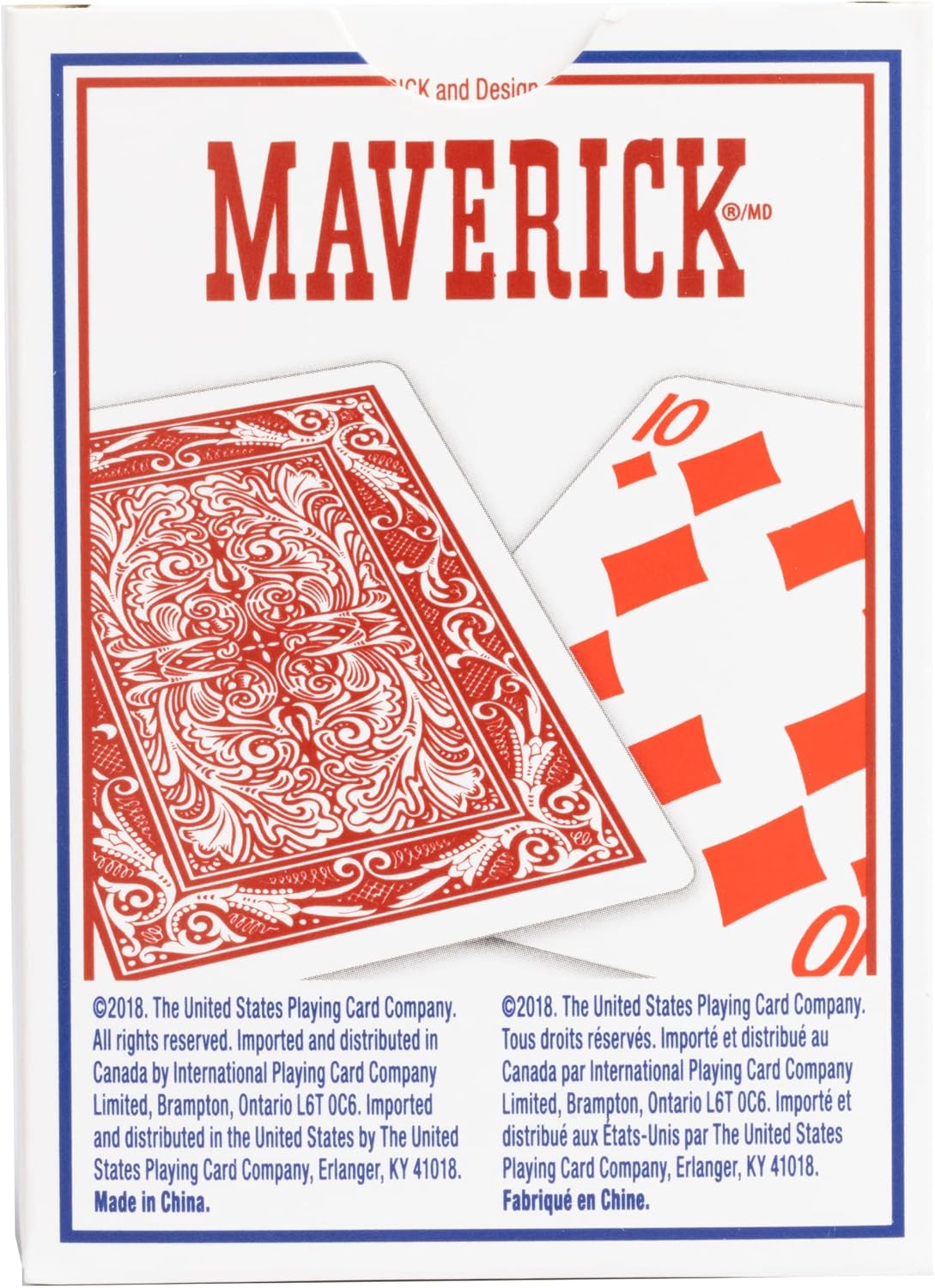 Maverick® Playing Cards – Collector’s Brick (12 Decks, Red & Blue)