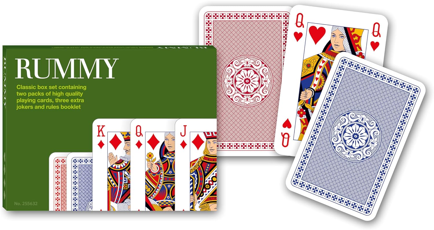 Piatnik Rummy box set with red and blue card backs