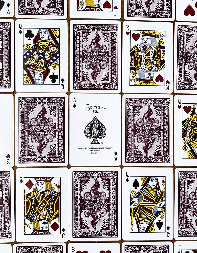 Bicycle Autocycle No. 1 in Collector's Tin – 2-Deck Set  (Purple & Green)