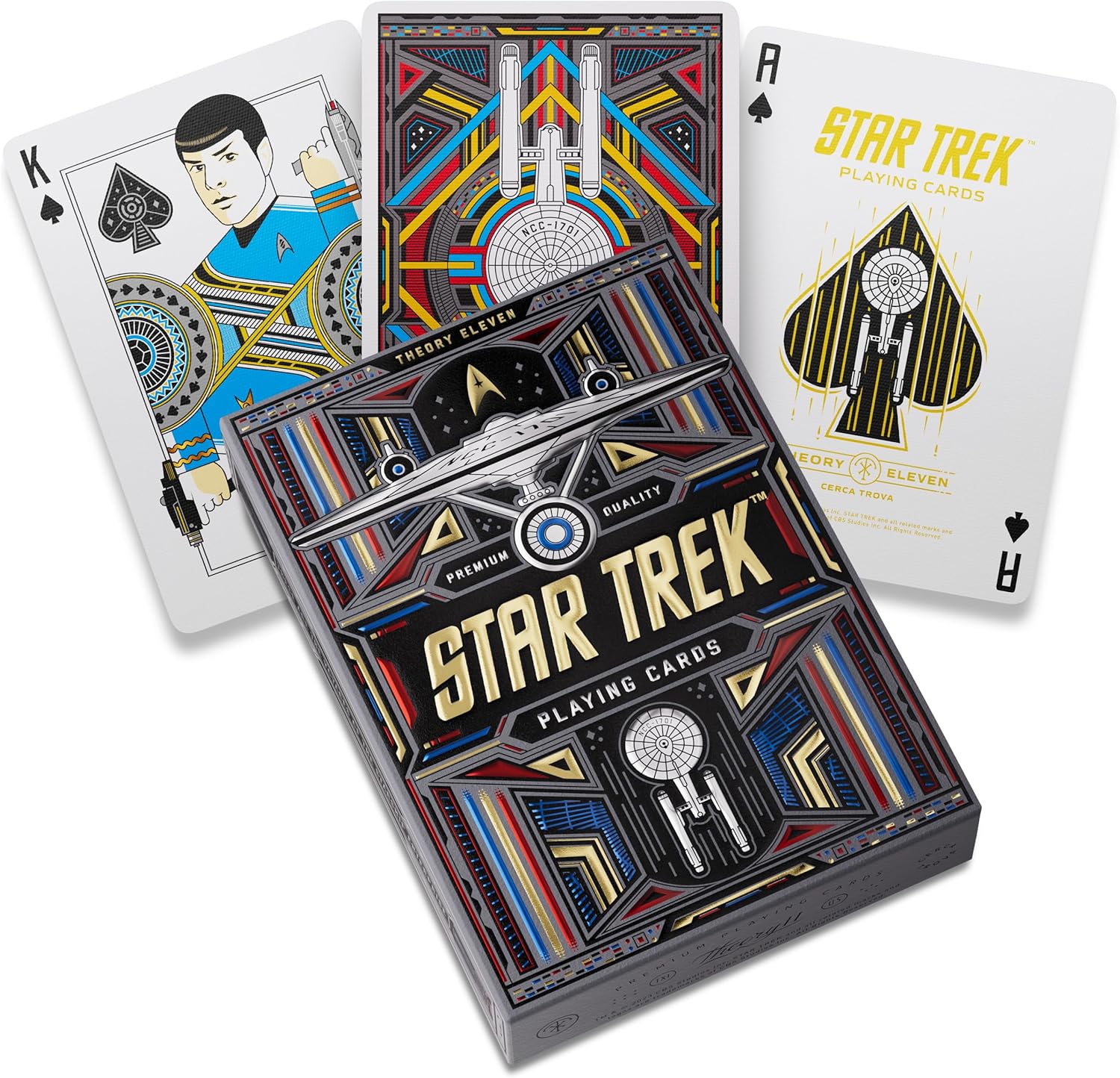 Star Trek Dark Edition Playing Cards by theory11 – Premium Galaxy Deck
