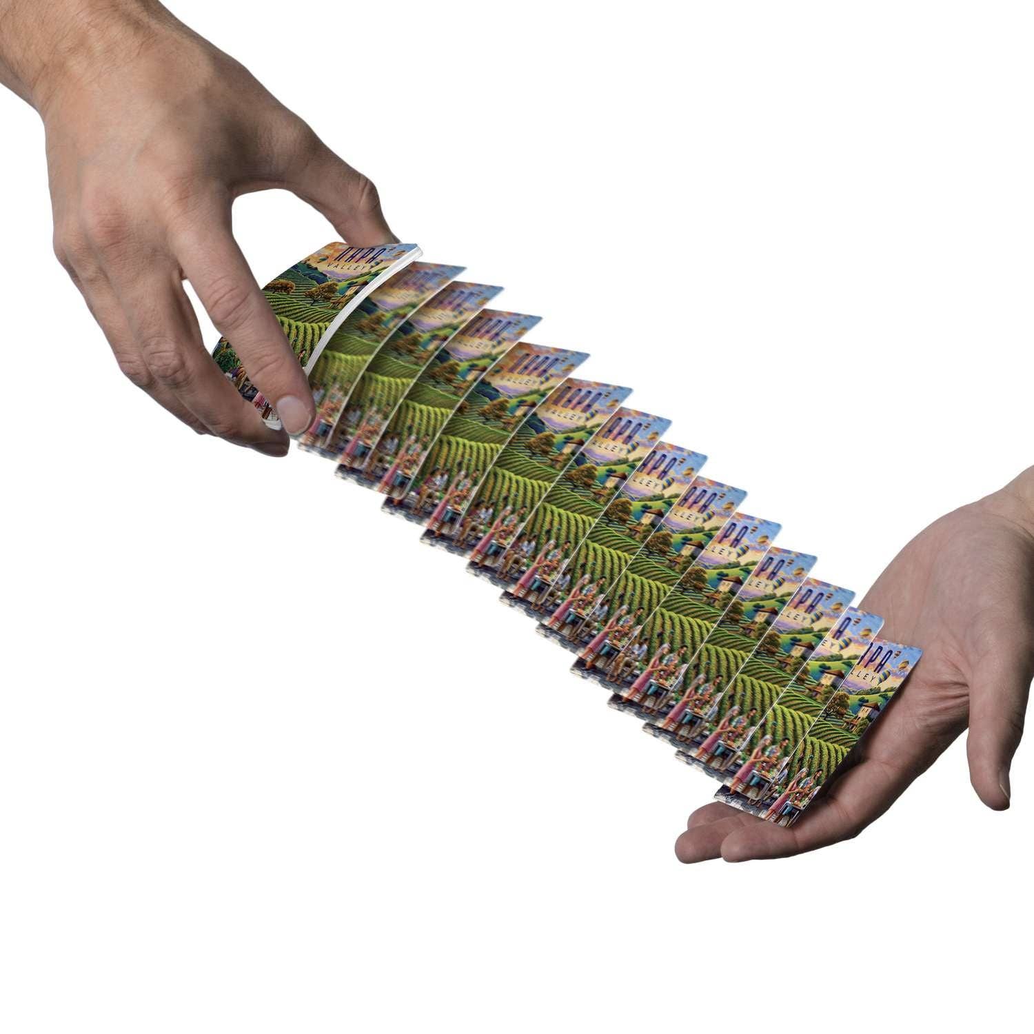 Boardwalk Napa Valley deck shown in a card spring with scenic backs