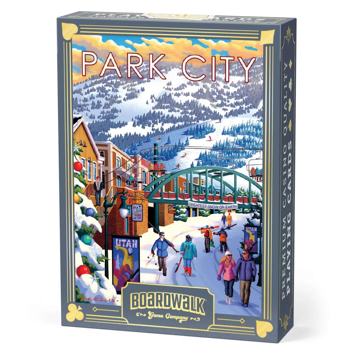 Park City Winter Playing Cards – Poker Size Jumbo Index