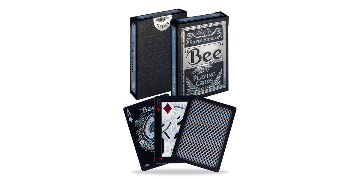 Bee Silver Stinger Playing Cards Limited Edition Silver Foil Deck