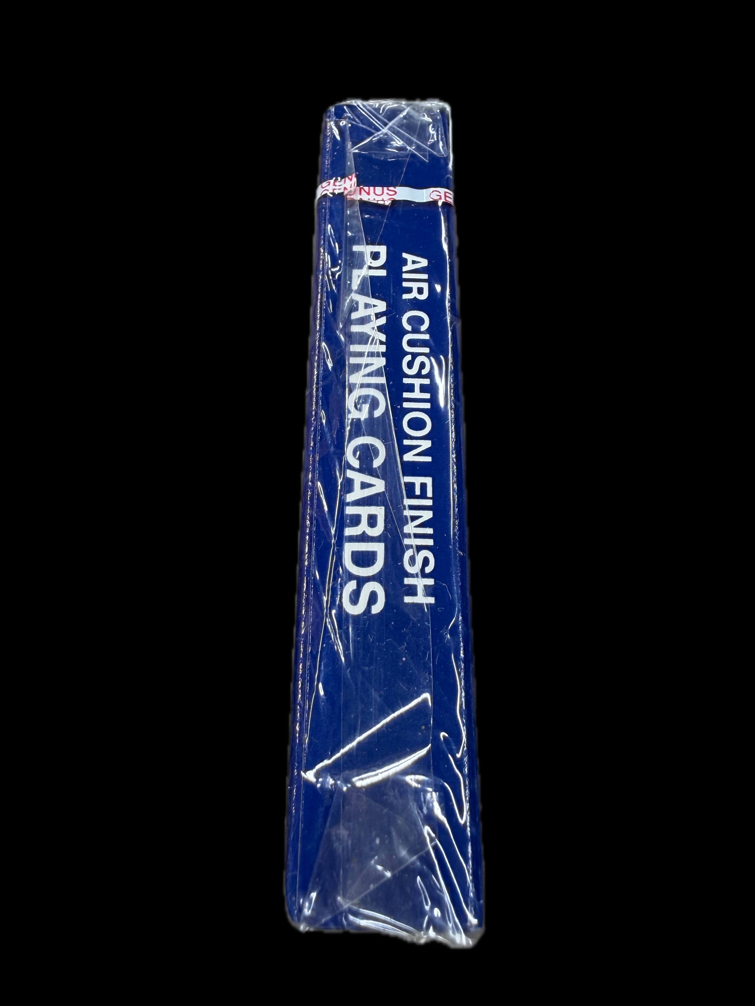 Bonus playing cards with 'Air Cushion Finish' text on a black background