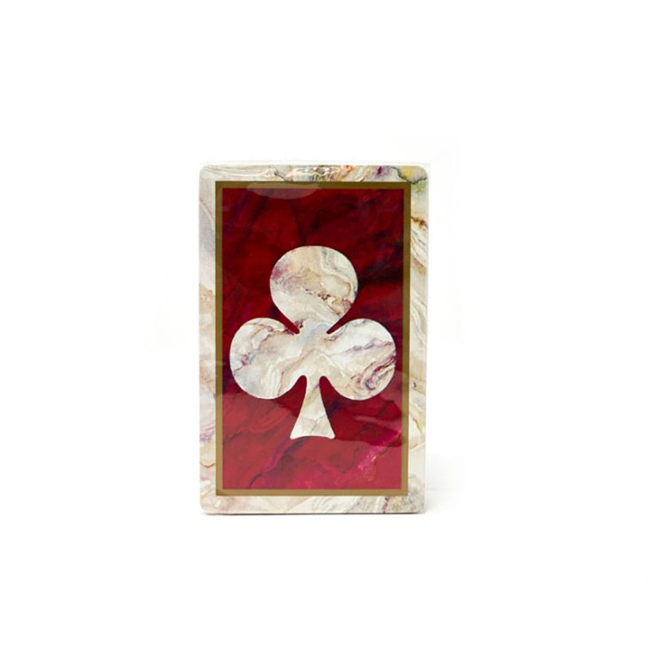 Congress Red Marble 2-Deck Set (Bridge Size, Traditional Index)