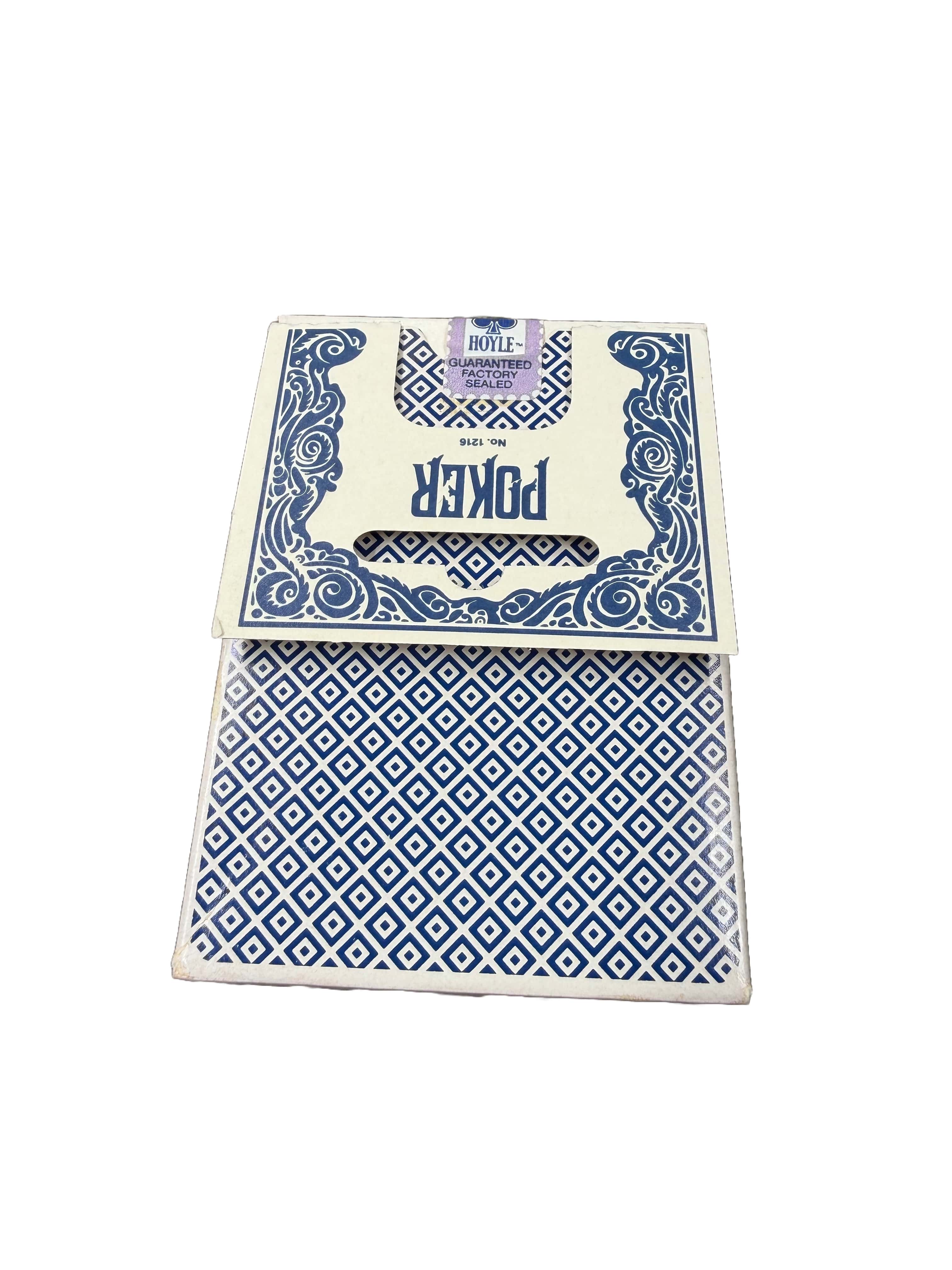  Delta Playing Cards  by Hoyle with blue and white design on a white background