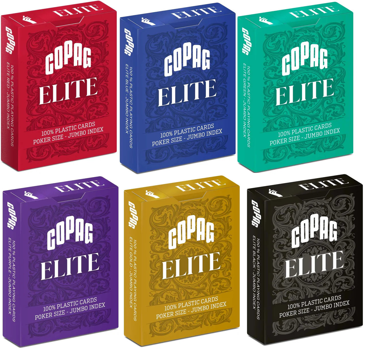 Copag Elite Poker Size Jumbo Index Single Deck Playing Cards