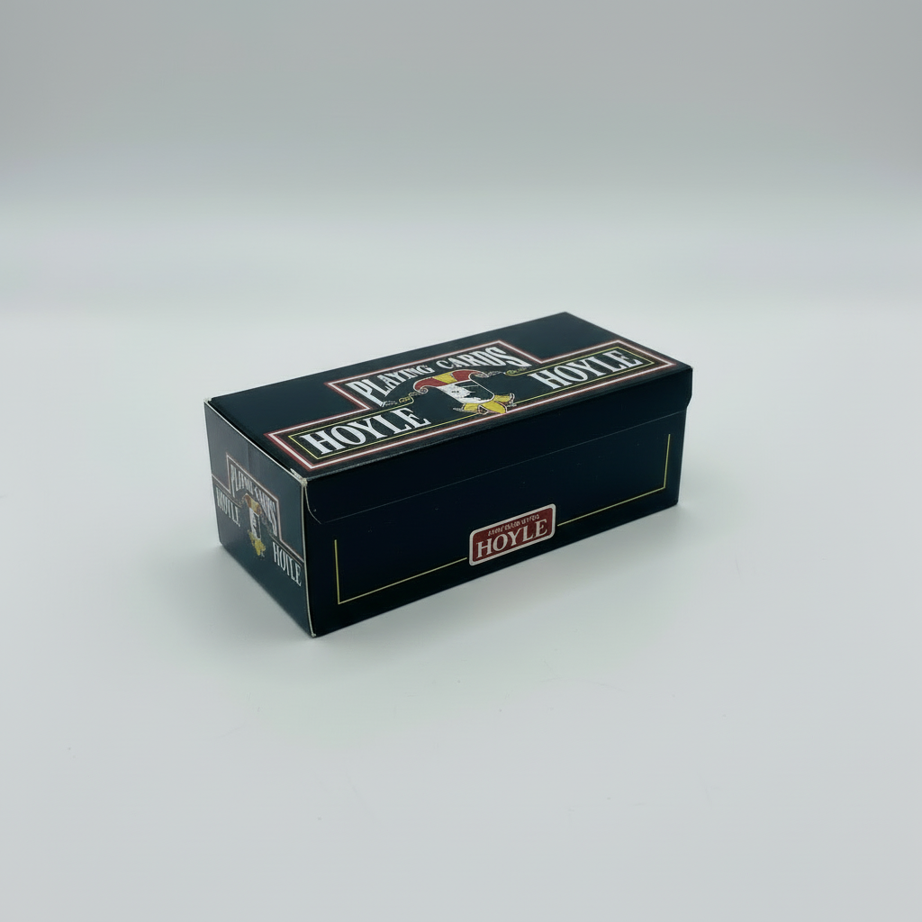 Hoyle playing cards brick packaging on a white background