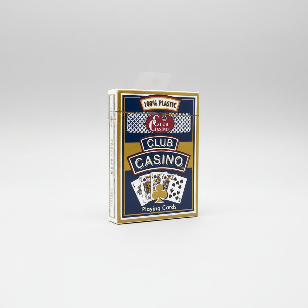 Club Casino playing cards packaging on a white background