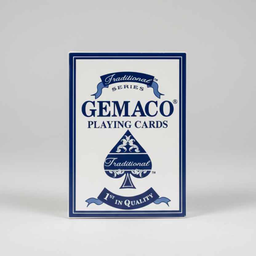 Gemaco Traditional Series playing cards packaging 