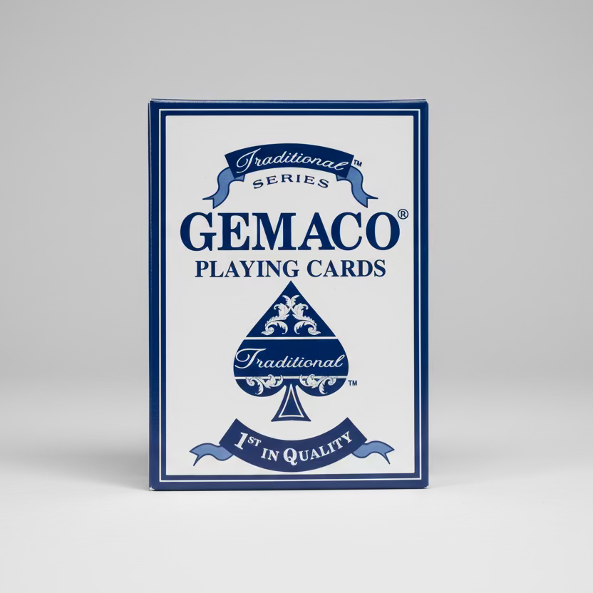 Gemaco Traditional Series playing cards packaging 