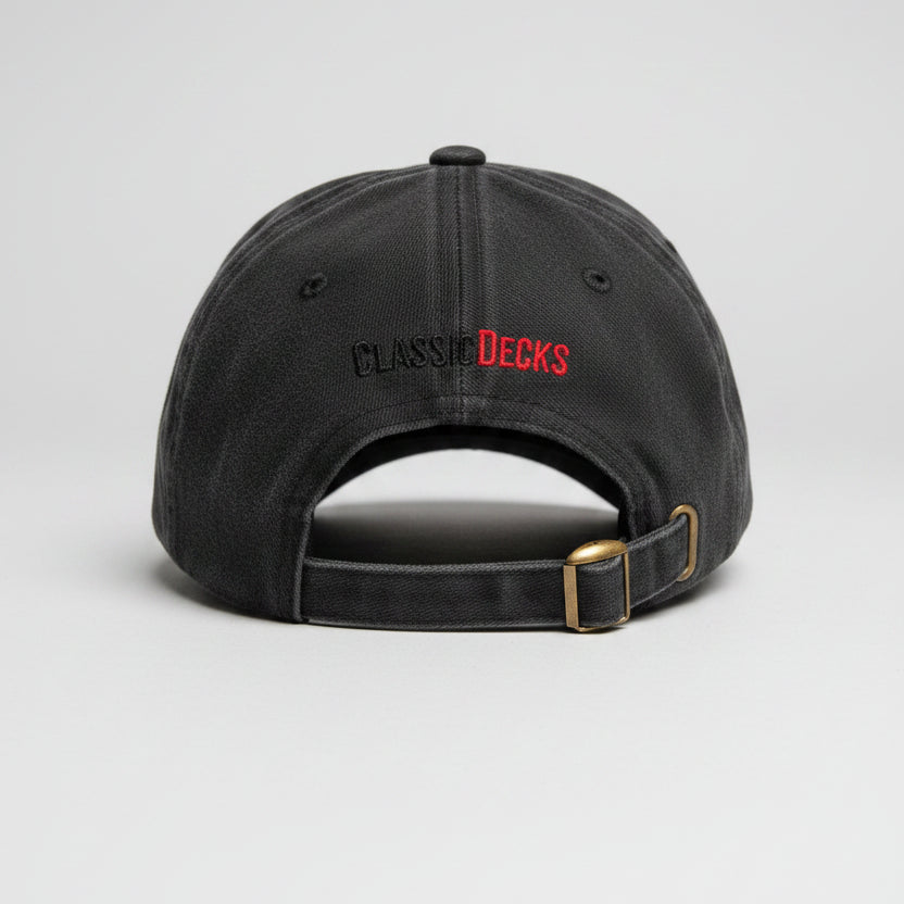 Black cap with ClassicDecks logo