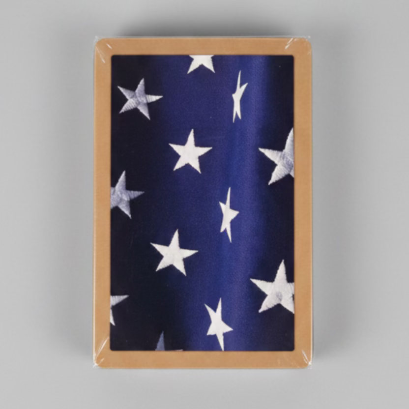 Congress Red, White, and Blue Playing Cards with a gold border