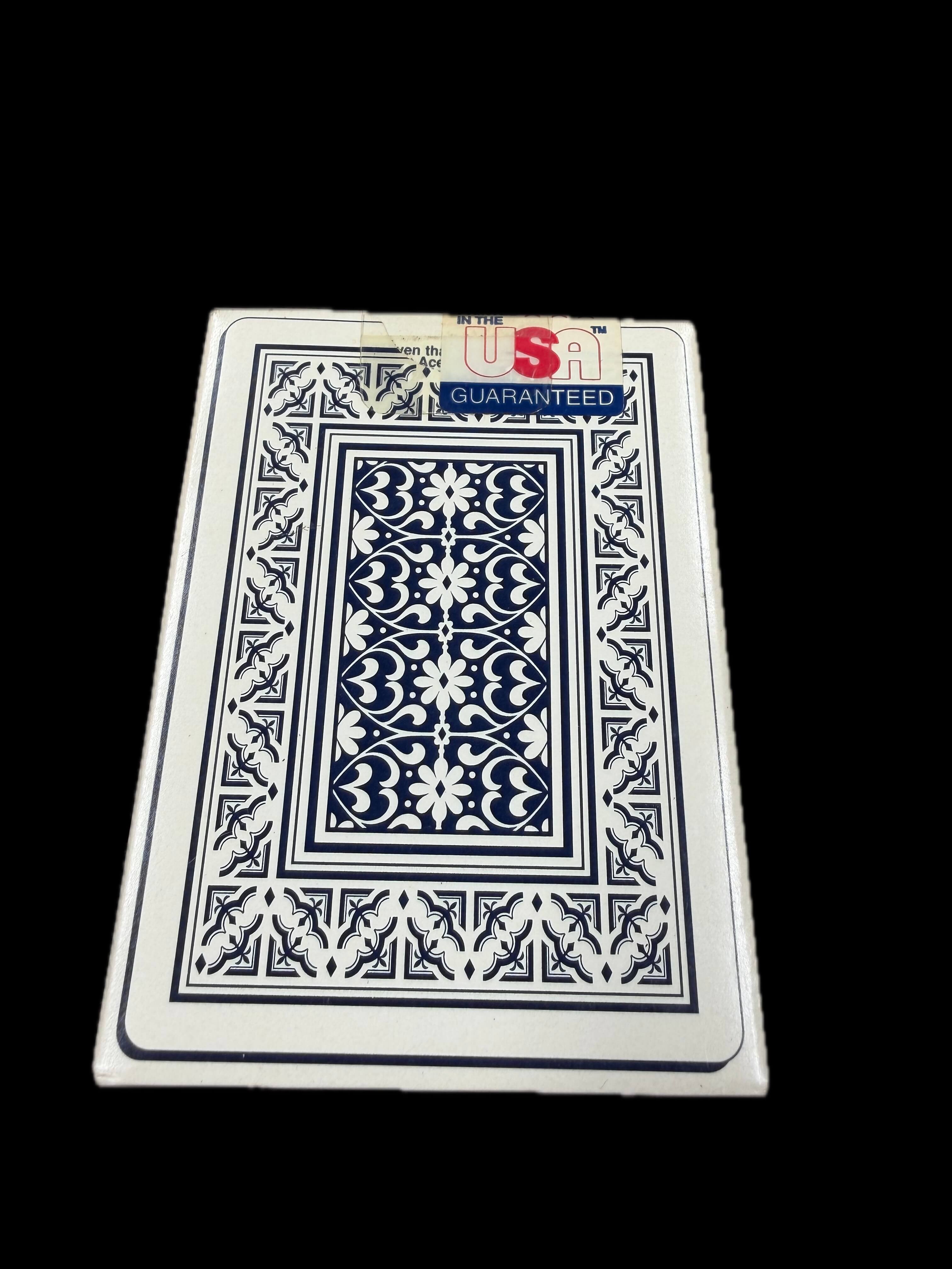Hoyle Trump Model No. 1800 Playing Cards - Blue Plastic Coated Deck