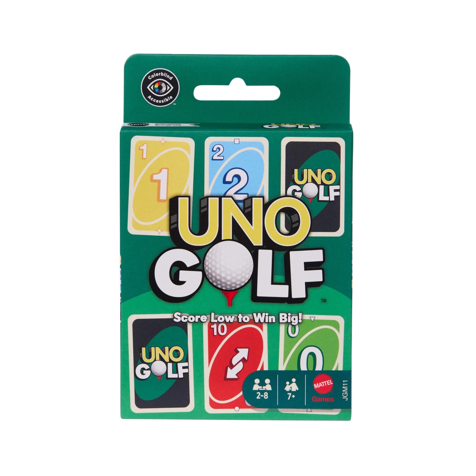 UNO Golf card game front package