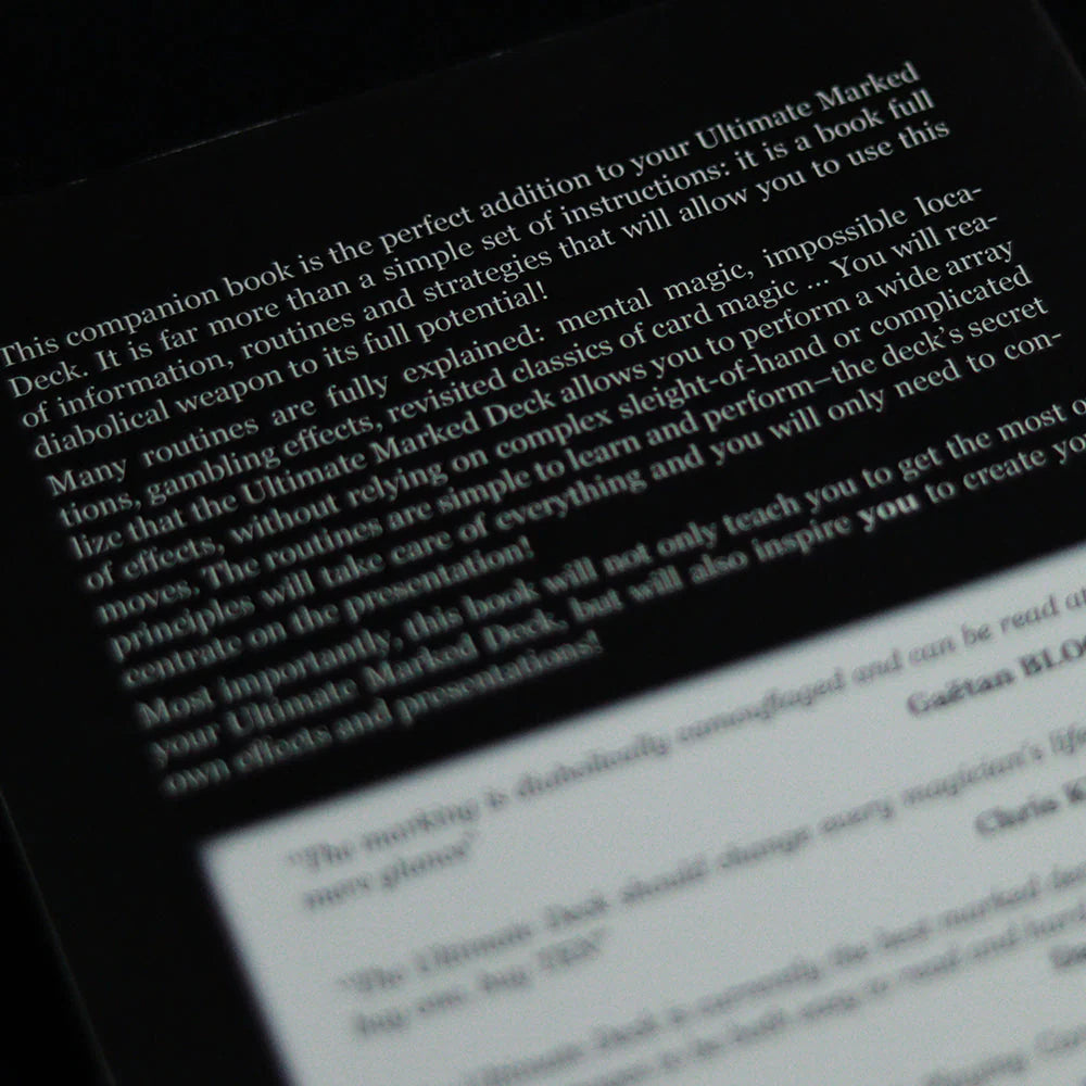 Ultimate Marked Deck Companion Book – English Version – 150-Page Magic Routines & Marked Deck Mastery