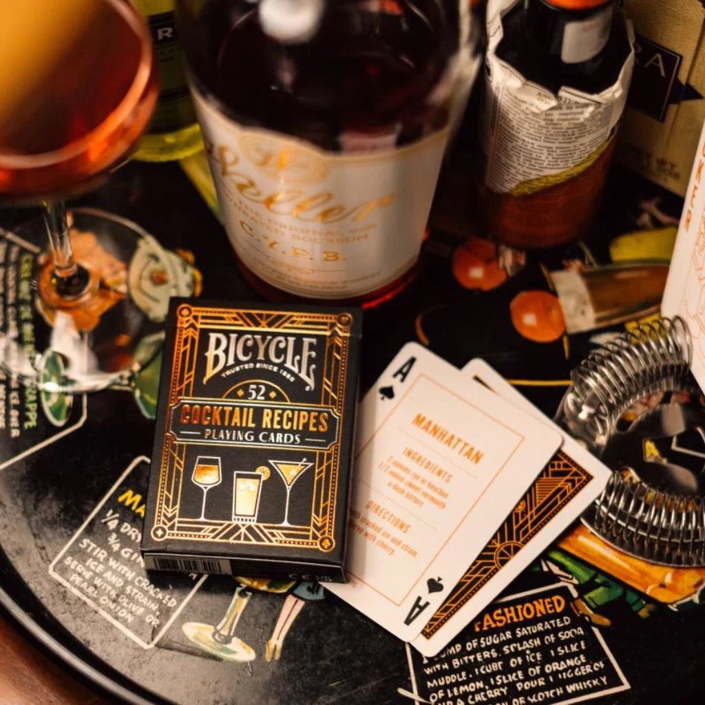 Bicycle Cocktail Recipes Playing Cards – 52 Classic Drinks Deck