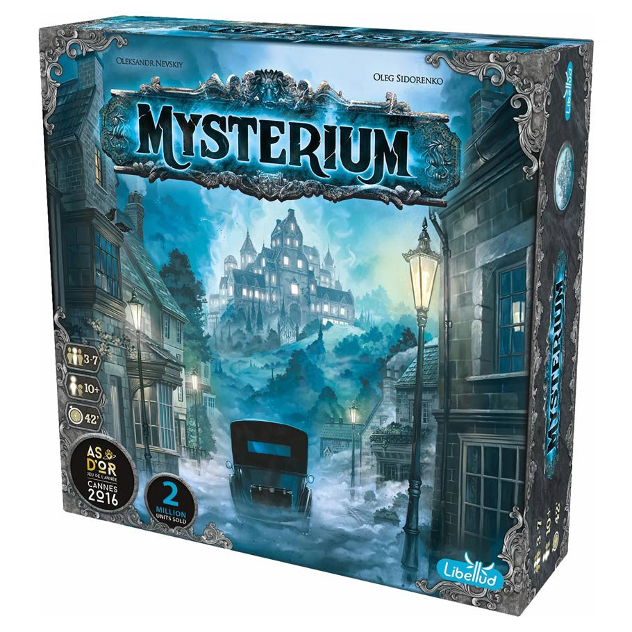 Mysterium – Cooperative Mystery Board Game retail packaging