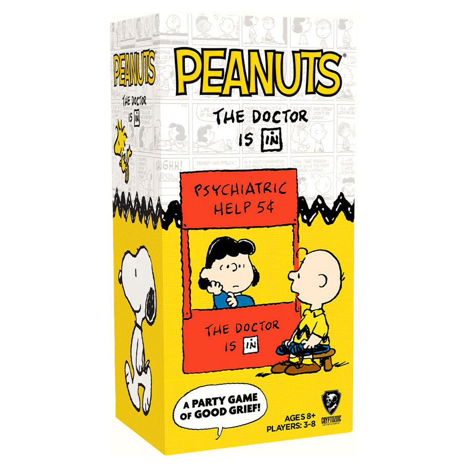 Peanuts: The Doctor Is In Card Game retail packaging