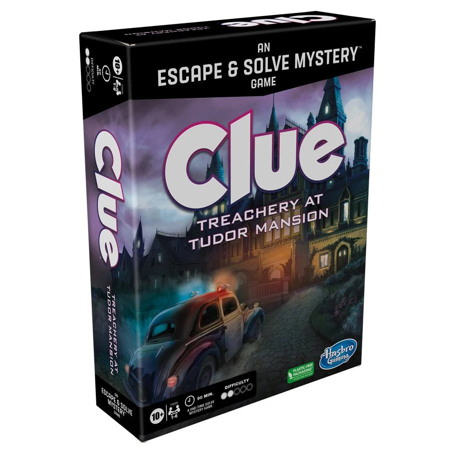 Clue Escape: Treachery at Tudor Mansion retail packaging