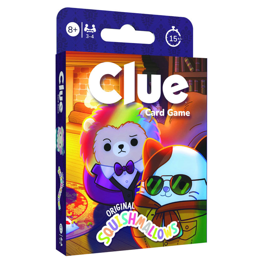 Clue Card Game: Original Squishmallows retail packaging
