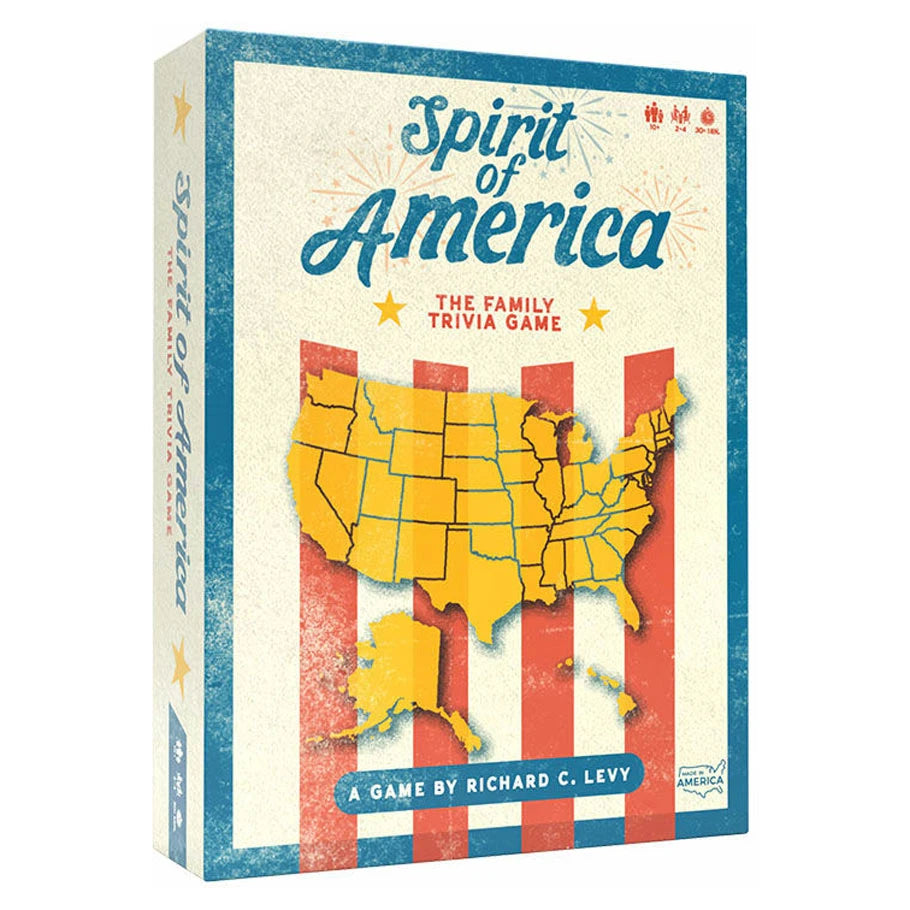 Spirit of America Trivia Game retail packaging