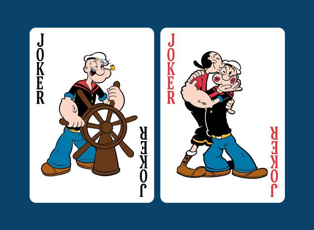 Bicycle Limited Edition Popeye The Sailor Man Playing Cards