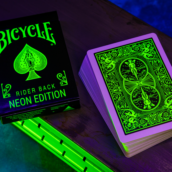Bicycle Neon Rider Back Playing Cards – Green-Glo