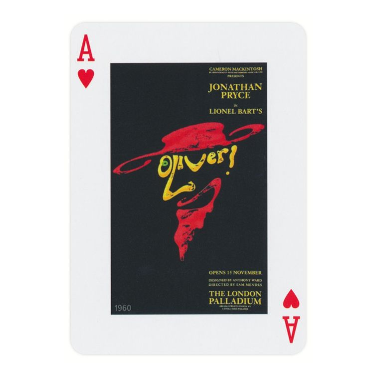 Piatnik Musicals! Playing Cards — card detail 3 — left card