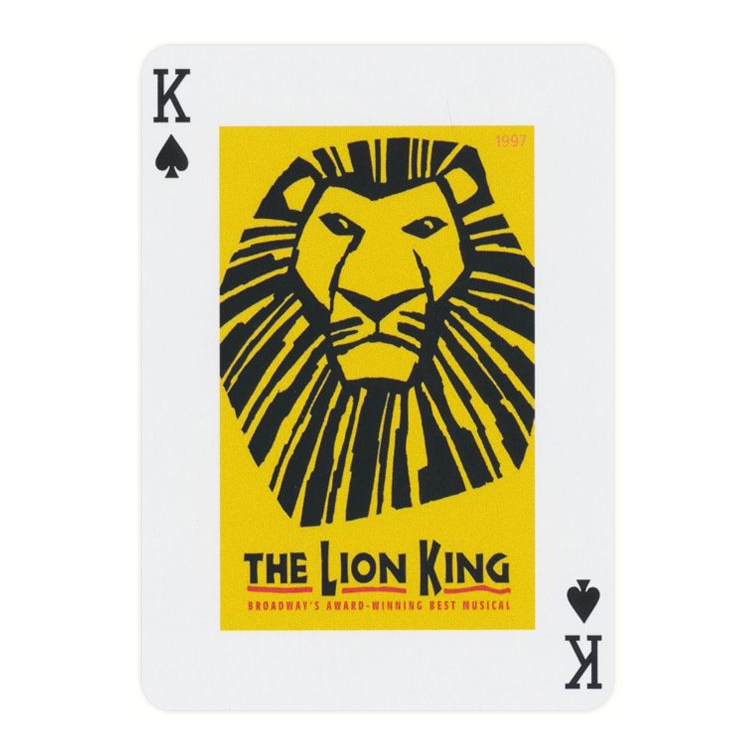 Piatnik Musicals! Playing Cards — card detail 4 — left card