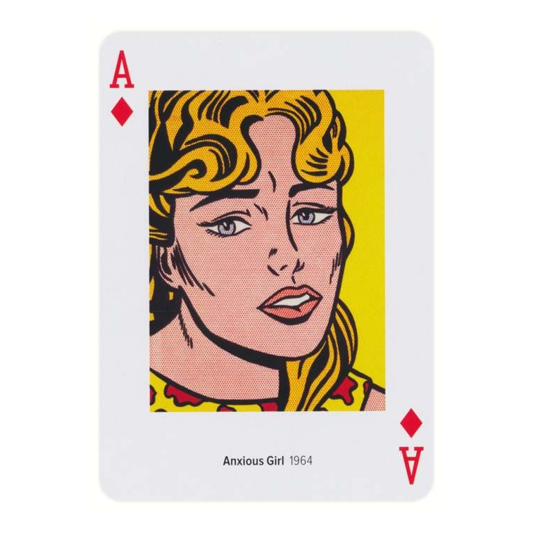Piatnik Roy Lichtenstein Playing Cards — card detail 3 — right card