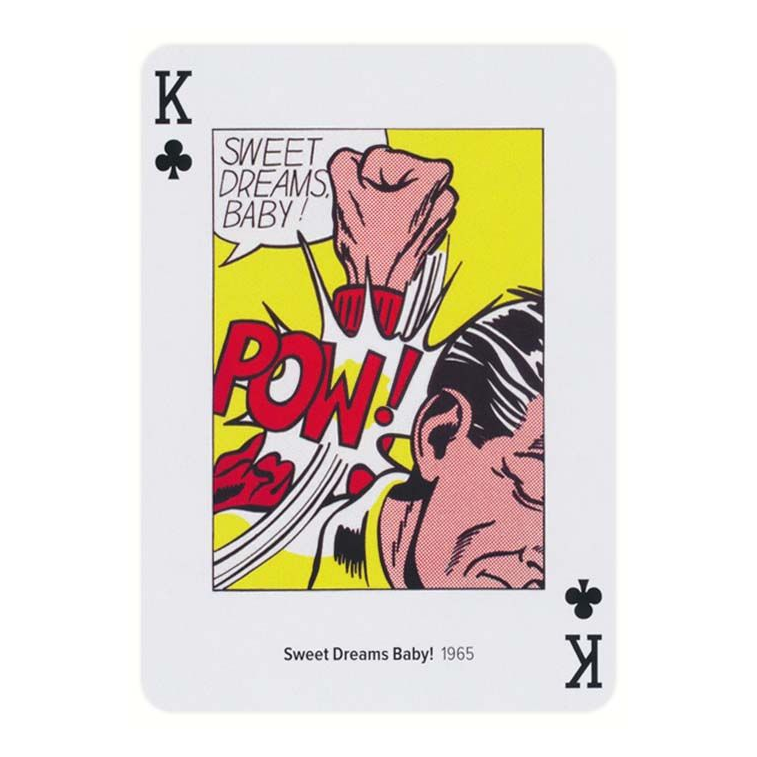 Piatnik Roy Lichtenstein Playing Cards — card detail 4 — right card