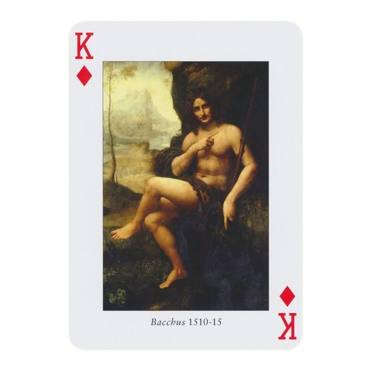 Piatnik Leonardo Playing Cards — card detail 3 — right card
