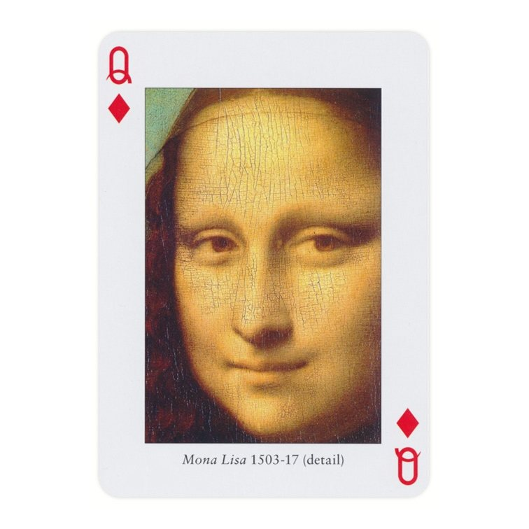 Piatnik Leonardo Playing Cards — card detail 4 — left card