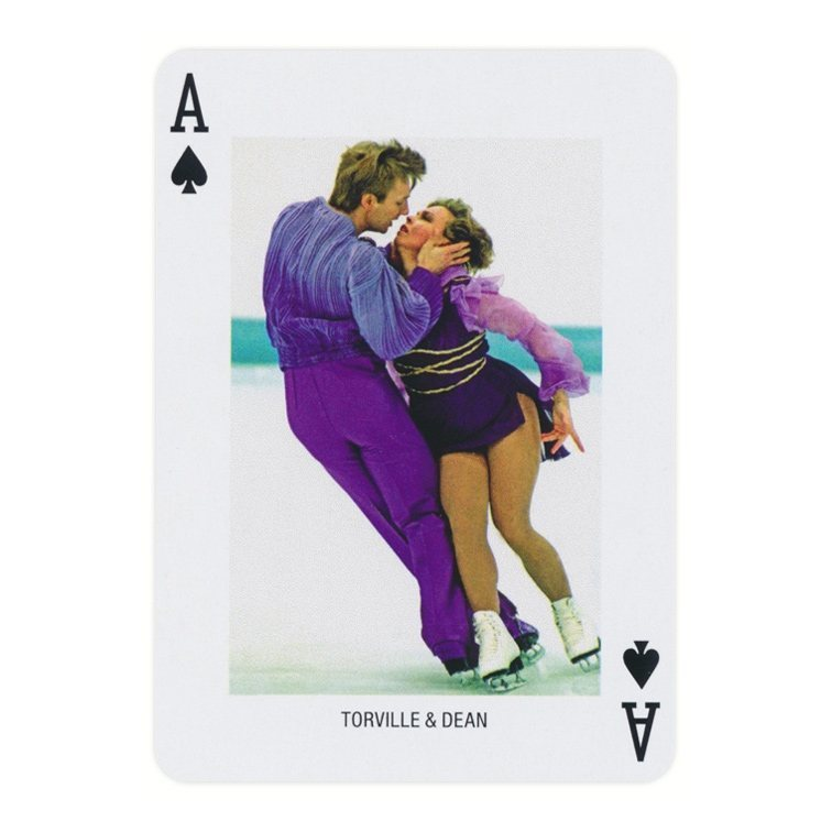 Piatnik 1980s Playing Cards — card detail 1 — left card