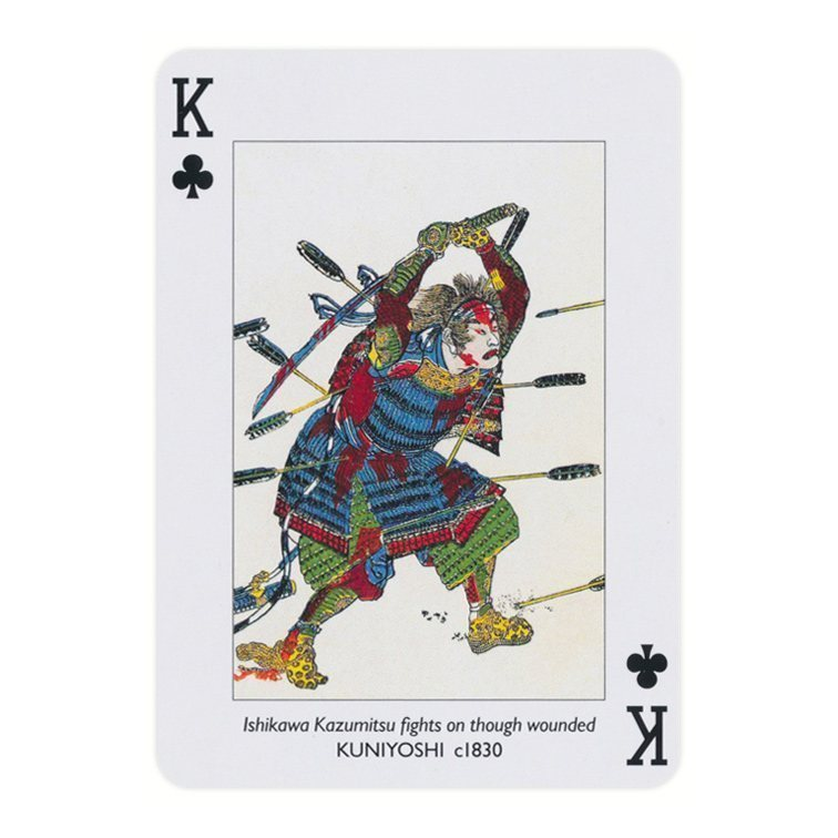 Piatnik Japanese Prints Playing Cards — card detail 3 — left card