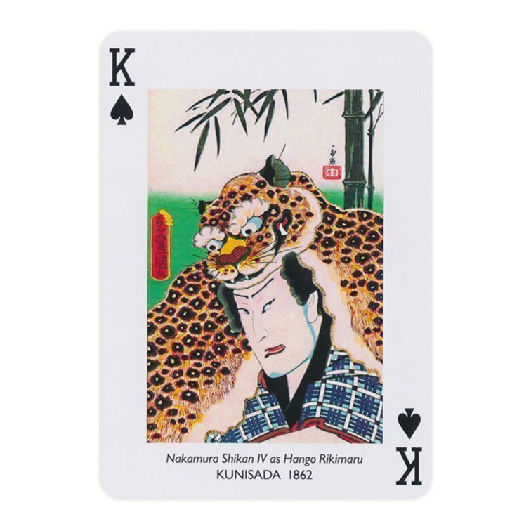 Piatnik Japanese Prints Playing Cards — card detail 3 — right card