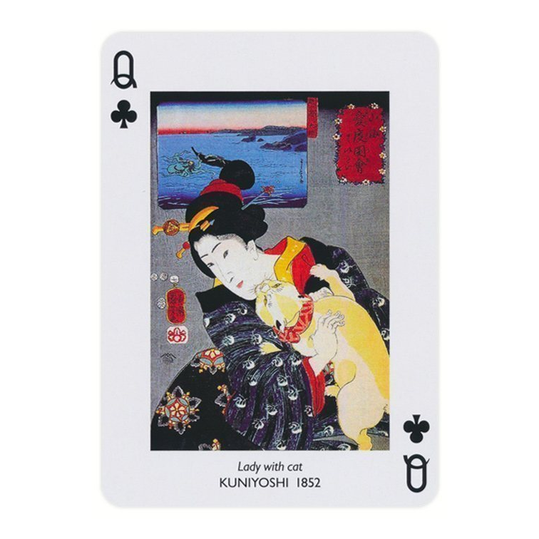 Piatnik Japanese Prints Playing Cards — card detail 4 — right card