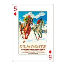 Piatnik A Day at the Races Playing Cards — individual card 2
