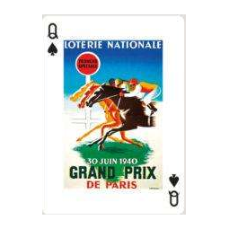 Piatnik A Day at the Races Playing Cards — individual card 6