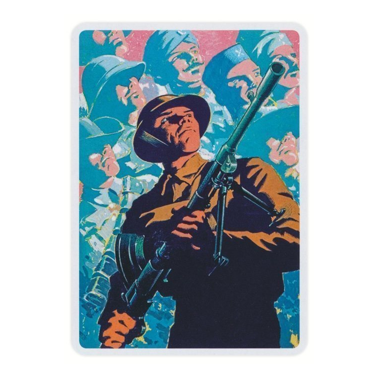 Piatnik Classic Firearms Playing Cards — card detail 1 — right card