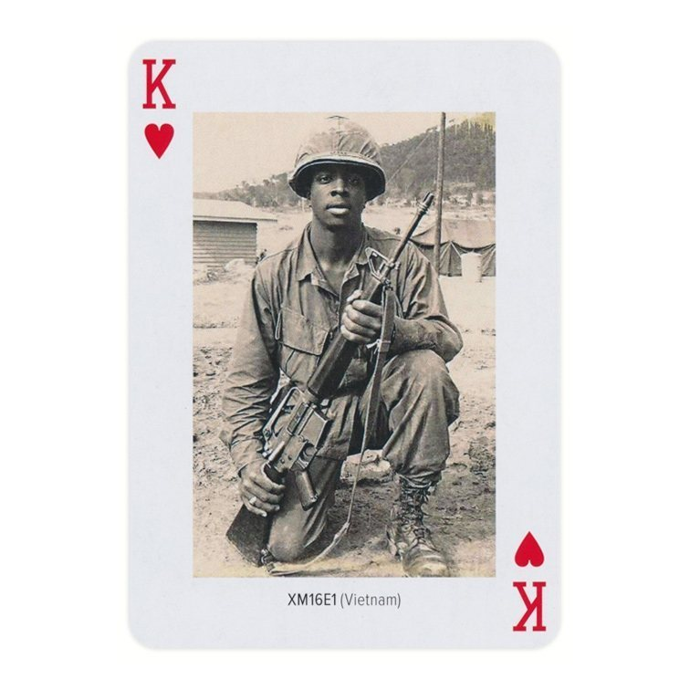 Piatnik Classic Firearms Playing Cards — card detail 3 — left card