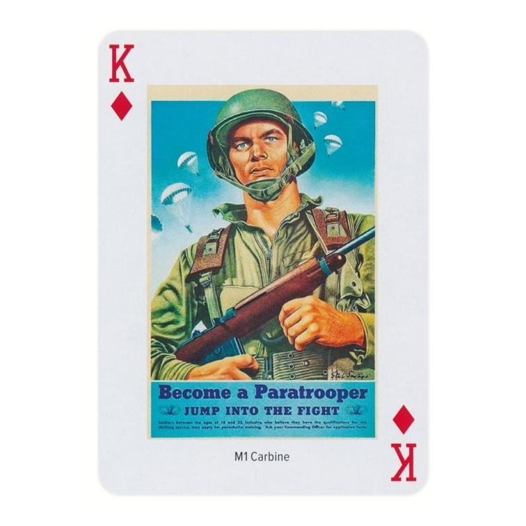 Piatnik Classic Firearms Playing Cards — card detail 3 — right card