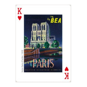 Piatnik Paris Playing Cards — individual card 6