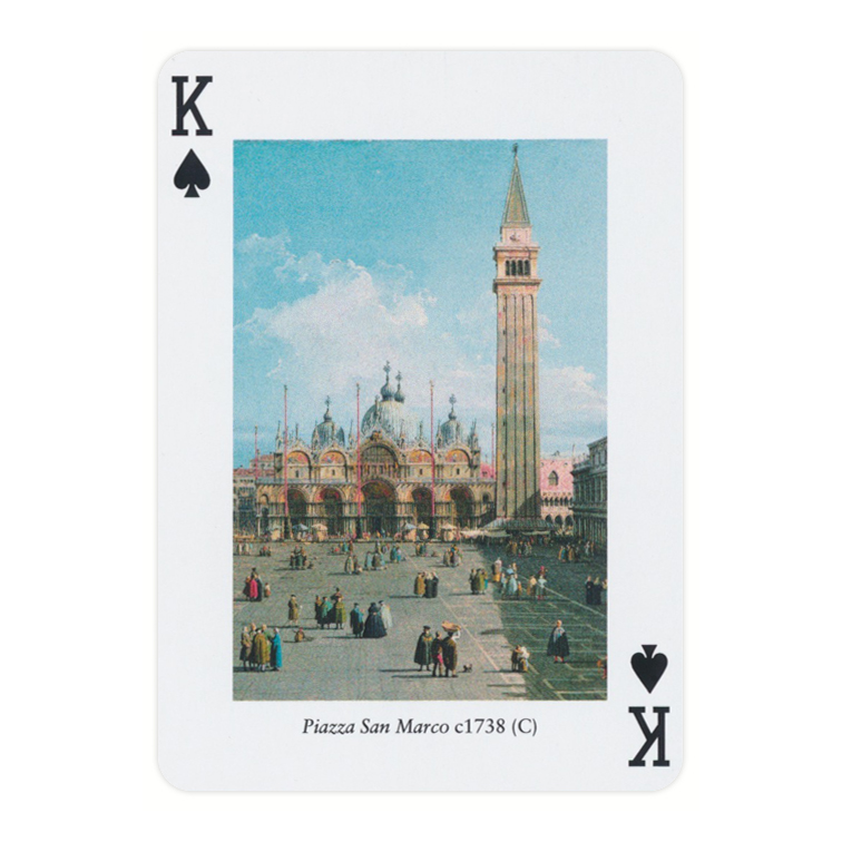 Piatnik Canaletto Bellotto Playing Cards — card detail 3 — left card